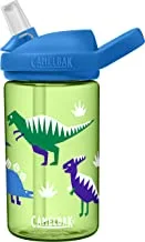 Camelbak Eddy+ 14 Oz Kids Water Bottle With Tritan Renew – Straw Top, Leak-Proof When Closed, Hip Dinos