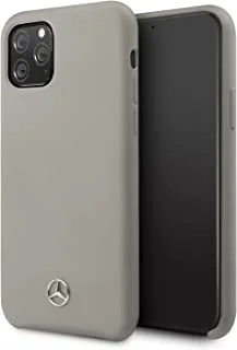 Mercedes-Benz Liquid Silicone For Iphone 11 Pro Max - Gray