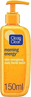 Clean & Clear Daily Face Wash, Morning Energy, Skin Energising, 150Ml