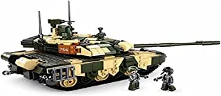 Sluban Model Bricks Series - Large Battle Tank Building Blocks 758 PCS With 2 Mini Figures- For Age 8+ Years Old
