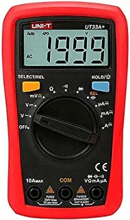 ECVV UNI-T UT33A+ Auto Range Digital Multimeter LCD AC DC +2mF Capacitance NCV Voltage Current Resistance Measure Tester