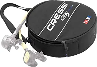 Scuba Diving Regulator, Depth Pressure Gauge Instrument Console Protective Case - Shoulder Strap - Designed in Italy by Cressi