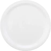طبق عشاء دائري صغير - 28 سم - أبيض (Mcp-5002-Wh)