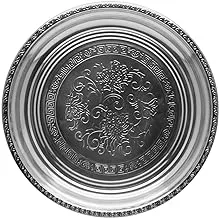 RK Steel Round Thala Set, Silver, 20/25/35 Cm, RK0035, 3 Pieces, Dinner Plate, Serving Plate, Thala, Rice Plate