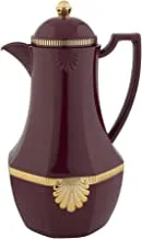 Thermos For Flora Tea Size 1 Liter Burgundy Golden K191593/Drdg