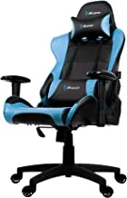Arozzi Verona V2 Advanced Racing Style Gaming Chair with High Backrest, Recliner, Swivel, Tilt, Rocker and Seat Height Adjustment, Lumbar and Headrest Pillows Included - Blue