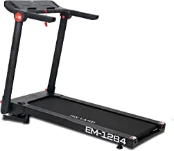 SKY LAND Treadmill For Home Use (5.0hp Peak Motor) Bluetooth Speaker & App, Speed (1-14kph) SoftTouch Key, preset programs and 15% Auto Incline-EM-1284