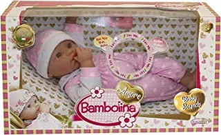 Bambolina Amore Baby Doll With Bottle and Sound 36 CM - For Ages 2+ Years Old
