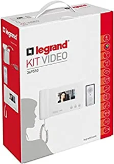Legrand Audio and Video Door Entry Kit 4 Wires Hands Free, 4.3-Inch