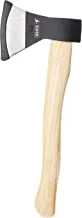 BMB Tools Axe with Wooden Hammer Beige/Black 800g | Hatchet for Wood Splitting and Kindling, Shock Absorbing -Anti-Slip Handle