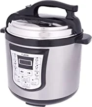 JOYA Electric Pressure Cooker for Fast Cooker (6 Liters) Pressure Pot Arabic Cooker Silver