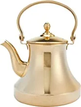Al Saif K55715/20G Stainless Steel Tea Kettle, 2 Liter, Gold