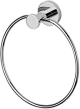 Geesa 6504-02 Nemox Lavish Brass Towel Ring, Chrome