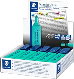 Staedtler Textsurfer Classic 364-35 Highlighter - Turquoise - Pack Of 10