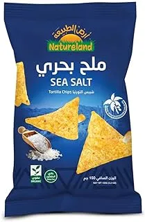 Natureland Sea Salt Tortilla Chips, 150 G