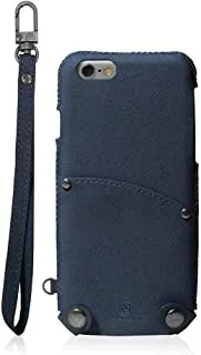 Monocozzi Posh Soft Pu Leather Pouch For Iphone 7 - Dark Blue