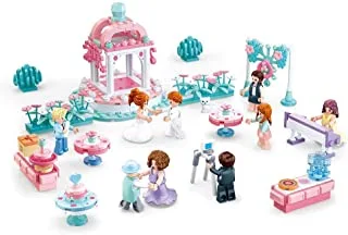 Sluban Girl's Dream Series, Wedding Party Building Set 353 Pieces, with Minifigures, for Ages 6+ Years Old