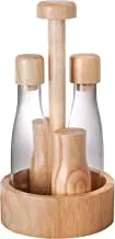 زجاجة زيت وخل زجاج من بيلي ، بني ، Gw-626