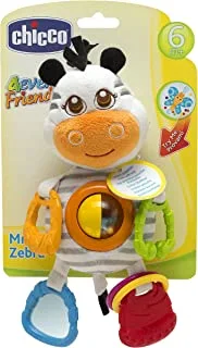 Chicco Soft Toy Zebra Jungle Ball White, 7202000000