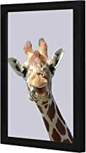 LOWHA giraffe Wall art wooden frame Black color 23x33cm By LOWHA