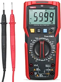 UNI-T UT89X Digital Multimeter High Accuracy Handheld Mini Universal Meter 6000 Counts LCD Display True RMS Measure AC/DC Voltage Current Resistance Capacitance Frequency Temperature Diode Tester