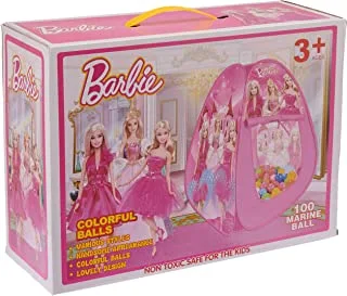Barlie Tent For Girls, 100 Balls, 600729, One Size