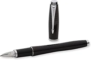 قلم حبر باركر إيربان بريميوم 5Th Technology ، نقطة متوسطة ، أبنوسي محفور ، أسود | 6410 ، S0976040
