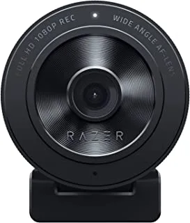 كاميرا ويب Razer Kiyo X Full HD: 1080p 30FPS أو 720p 60FPS - مجهزة بالتركيز التلقائي - إعدادات قابلة للتخصيص بالكامل - خيارات تركيب مرنة - مدمجة ومحمولة - التوصيل والتشغيل
