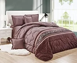 Medium Filling Comforter Set, 6 Piece, King Size