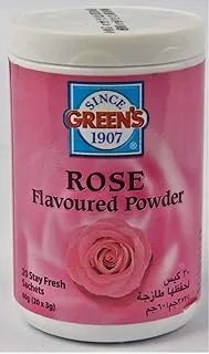 Green's Rose Flavour Powder, 60g - Pack of 1