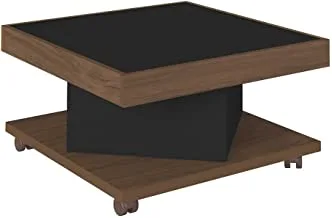Artely Saara Coffee Table, Black & Brown - H 33.5 cm X W 63 cm X D 63 Cm