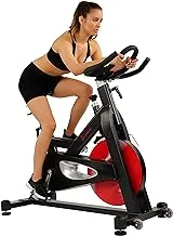 Sunny Health & Fitness Indoor Cycling Exercise Bike, Belt Drive, Magnetic Resistance, 44 LB Flywheel