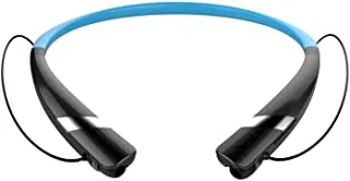 Bluetooth Neckband Headset, Flexible Wireless Stereo Headset For Smartphones By Datazone, Blue Dz-960