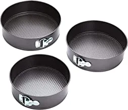 Kitchencraft Kccakeset3 Non-Stick Spring Form Cake Pans, Set Of Three, Display Boxed