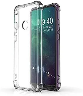 Huawei Y6P 2020 Case Cover Air Cushion Soft TPU Silicone Shockproof Anti-Slip Grip Soft Transparent case Bumper Shell for Huawei Y6P 2020 (Clear) by Nice.Store.UAE