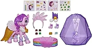 My Little Pony: A New Generation Movie Crystal Adventure Princess Pipp Petals - 3-Inch Pink Pony Toy, Surprise Accessories, Friendship Bracelet, F2453
