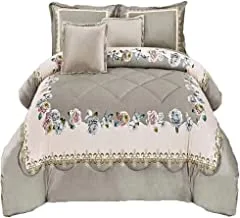 6Pcs Winter Comforter Set By Ming Li King Size Smcr-1-003