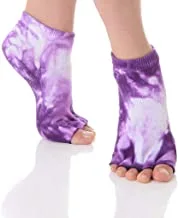 Great Soles Fma Gs010 Half Toe Grip Sock Pilates Socks, Purple