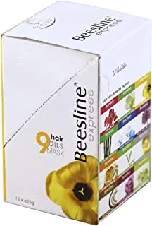 Beesline Hair Mask 9 Oils for Damaged Hair 12x25GM