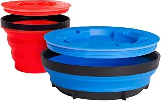 Sea to Summit X-Seal Go Set Collapsible Food Storage Camping Bowl with Airtight Lid