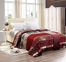 Moon Soft Flannel Floral Blanket Single - Size 150X200 Cm - Yht-007