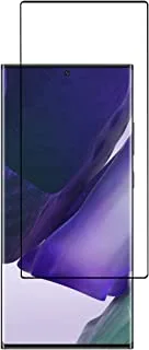 Al-HuTrusHi Samsung Galaxy Note 20 Ultra / Note 20 Ultra 5G واقي شاشة ، HD شفاف ثلاثي الأبعاد [منحني ثلاثي الأبعاد] [تغطية كاملة] مضاد للخدش ومضاد لبصمات الأصابع 9H صلابة زجاج مقوى (غراء جانبي)