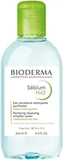 محلول التنظيف بيوديرما سيبيوم H2O ، 250 مل