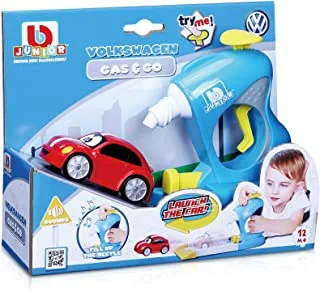 Bb Junior Volkswagen Gas & Go With 1 Pc New Beetle Multicolour