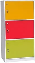 Multi use cabinet, 3 door, multi color, cb 830 c