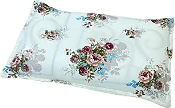 Microfiber Polyster Pillowcases, Shams, Floral Pattern, Zipper Closure Style, Zippered Pillow, Ultra Soft And Premium Quality Size:50 * 75 Cm