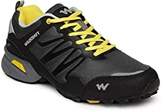 Wildcraft Men's Runx Tr Cox Grey_Yellow Trekking&Hiking Shoes (51660) - 8 Uk/India (42 EU) (9 Us)