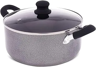 Sweet Home Cooking Set Non Stick Non-Stick Casserole with Lid Cookware Set Cooking Pot | Kadai Biryani Stew Stock Pot Dishwasher Safe Nonstick Coating Induction Compatible