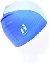 قبعة سباحة سيليكون للكبار من هيرموز للجنسين ، أزرق