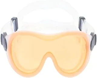 Hirmoz underwater diving equipment anti fog tempered, transparent orange